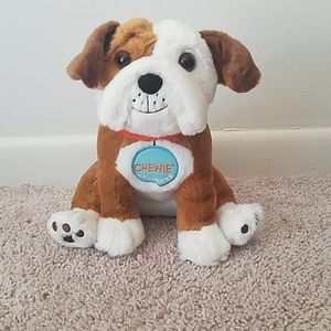 Dog stuffed animal.